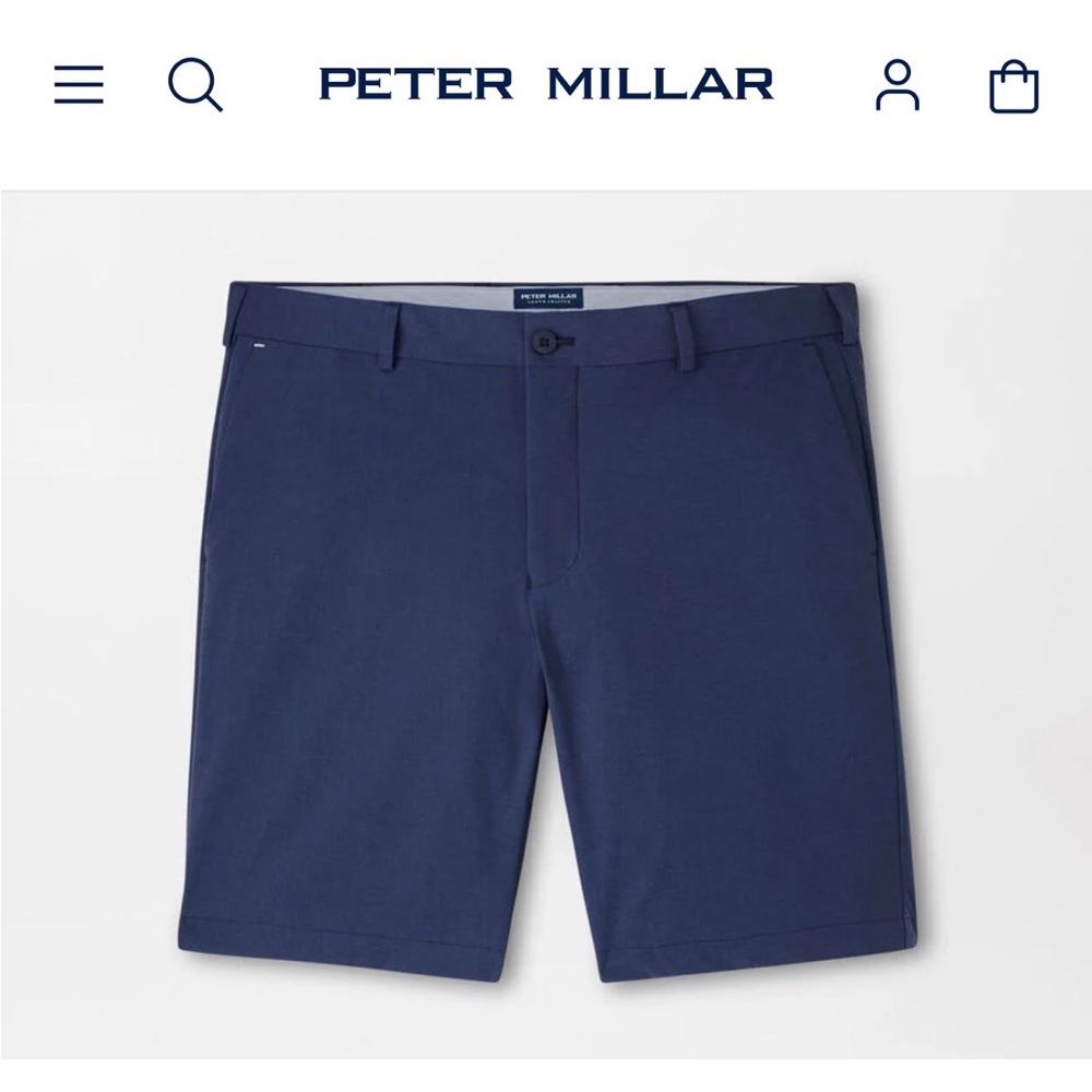 Peter Millar Navy Surge Performance Shorts